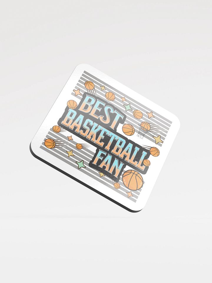 Beat Basketball Fan Cork Coaster product image (2)
