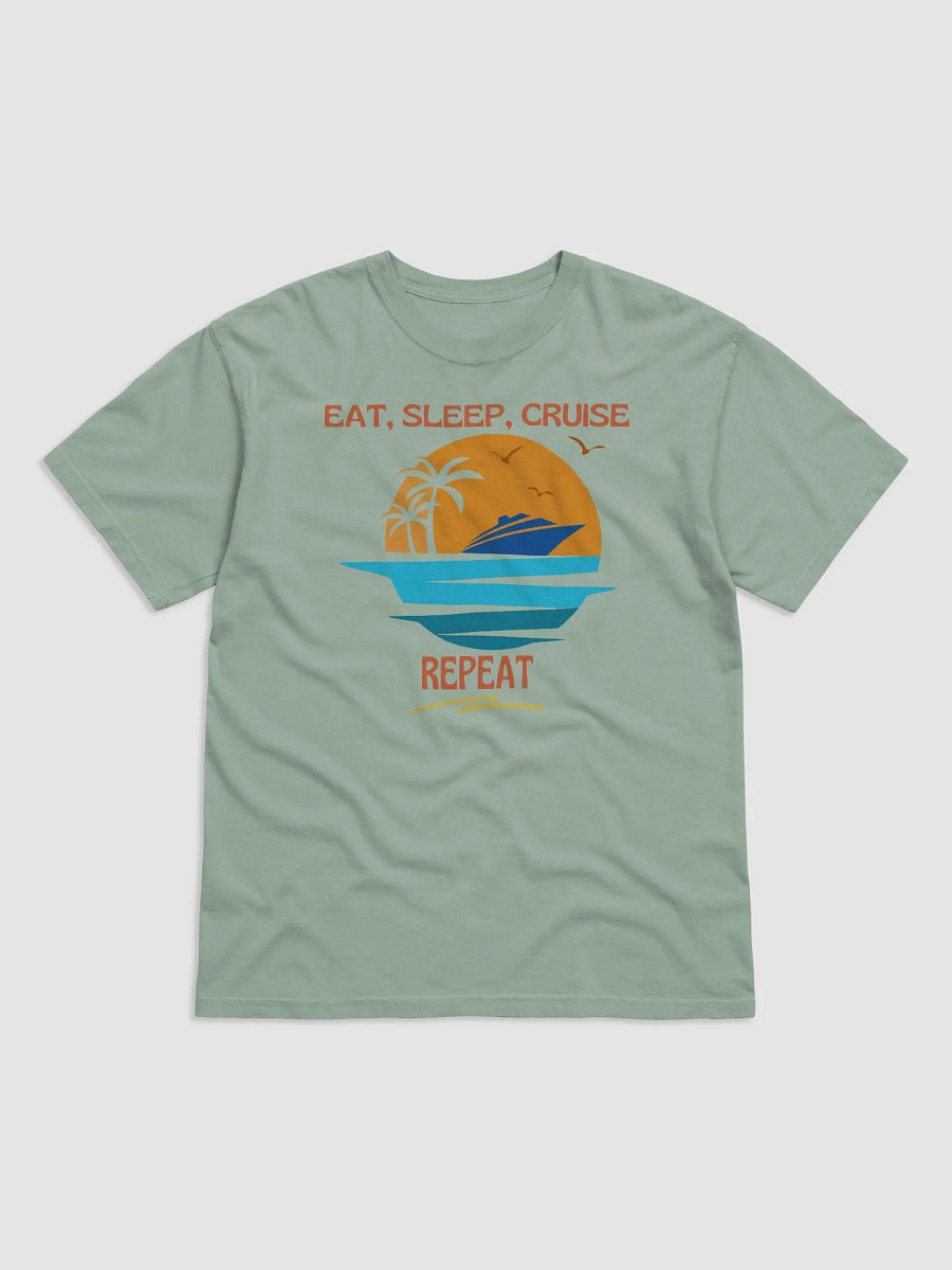 Eat Sleep Cruise Repeat Tee product image (7)