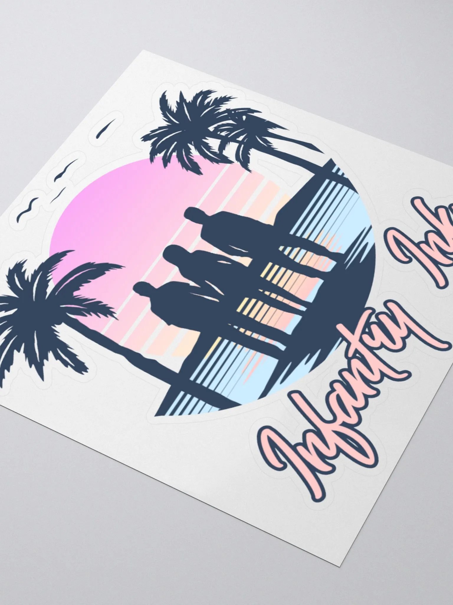 Sunset Kiss Cut Stickers product image (10)