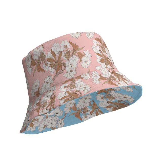 Blossom Branch Reversible Bucket Hat Image 1