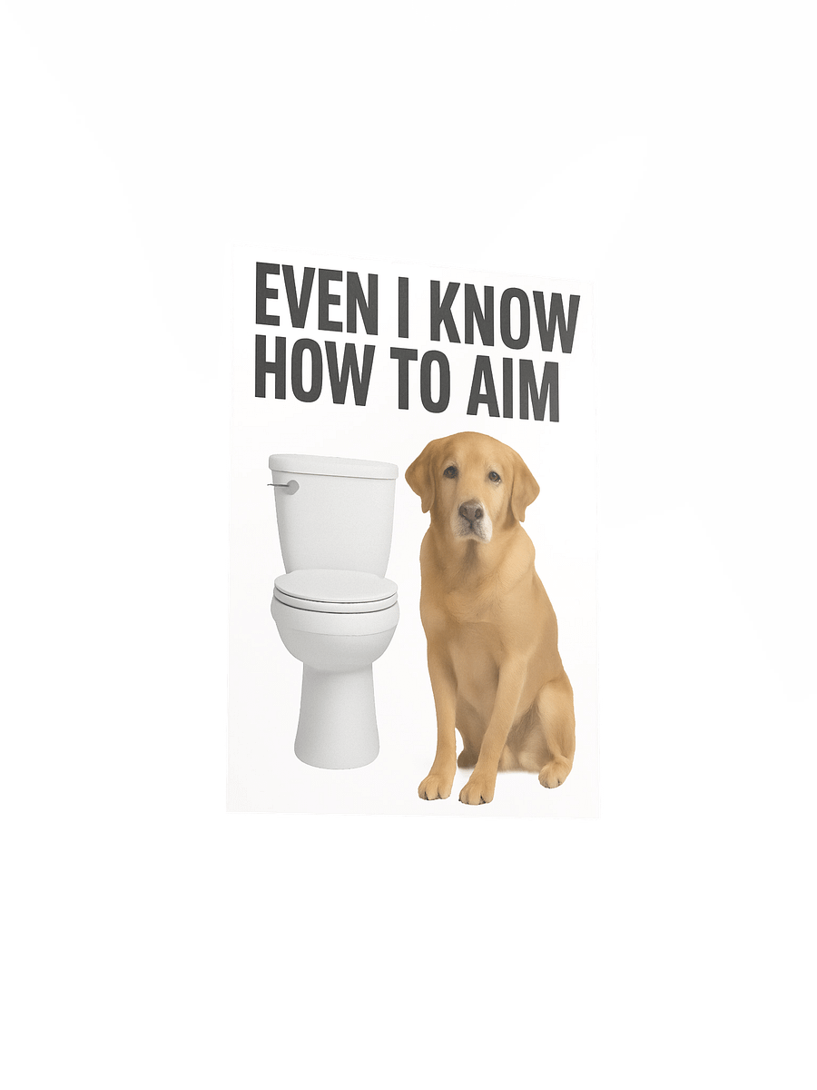 Aim High Dog Poster product image (3)