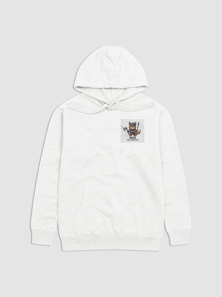 Dave the Viking Cat Spear and Axe in paw Hoodie product image (1)