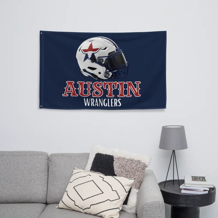 Austin Wranglers Team Flag product image (8)