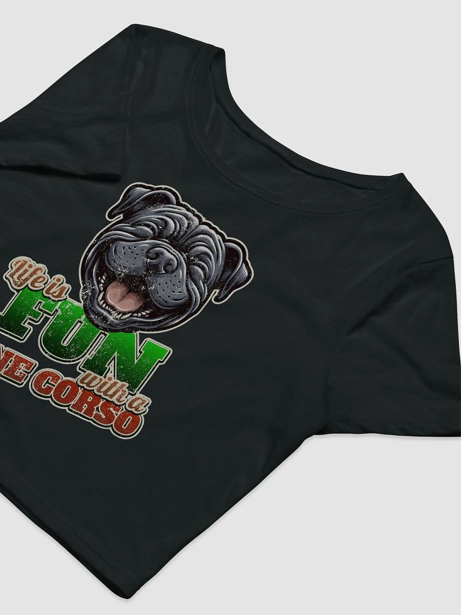Smiling Cane Corso Women's Crop Tee product image (15)