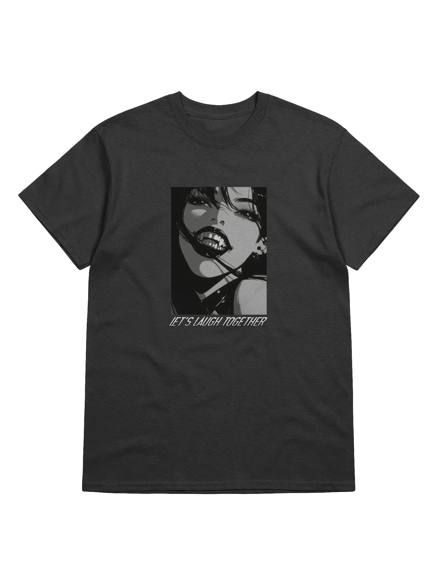 "Let's laugh together" Heavyweight Printed T-Shirt product image (1)