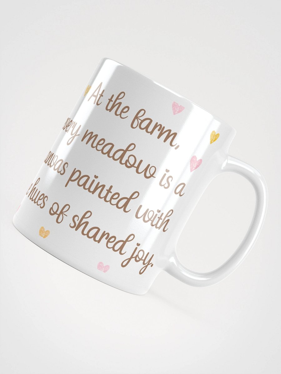 Meadow of Joy White Glossy Mug product image (6)