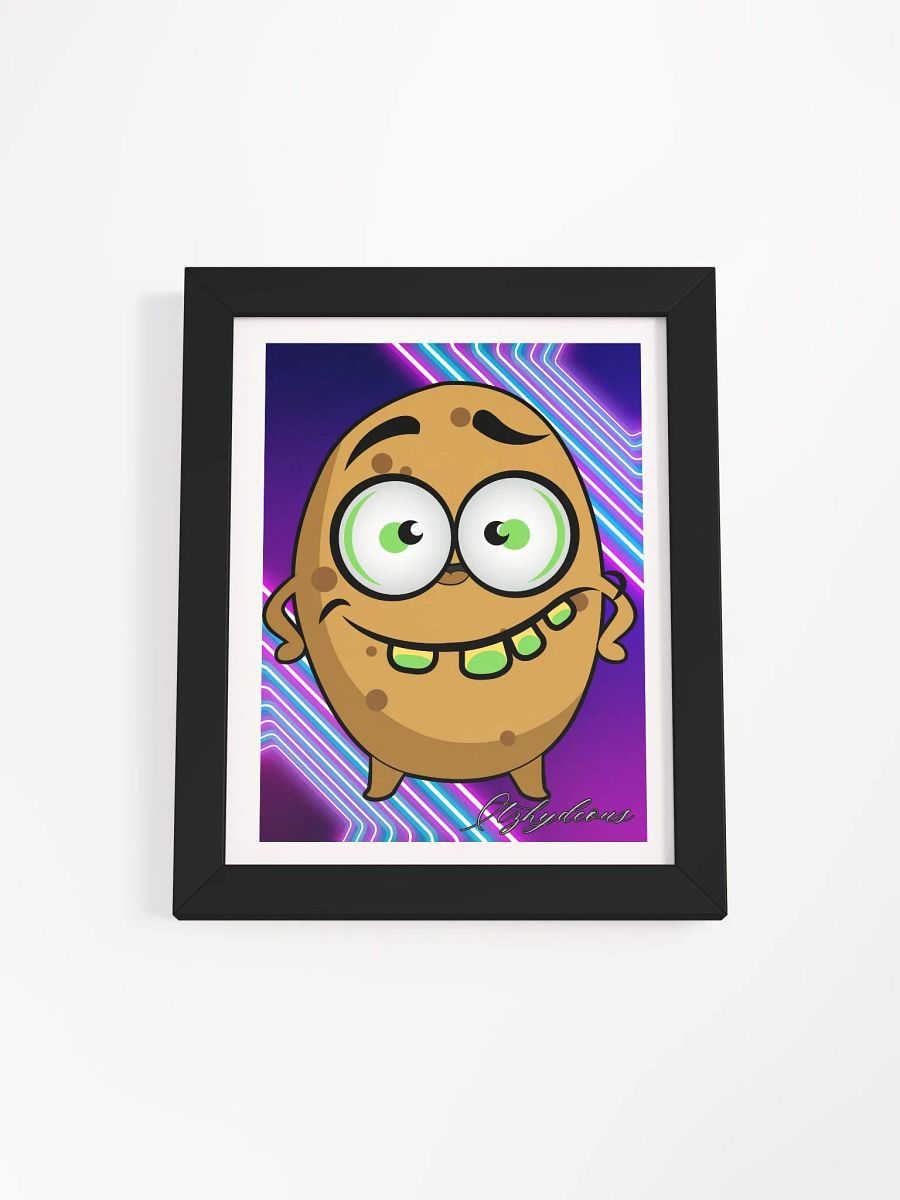 Neon Potato Paradise Framed Poster product image (1)