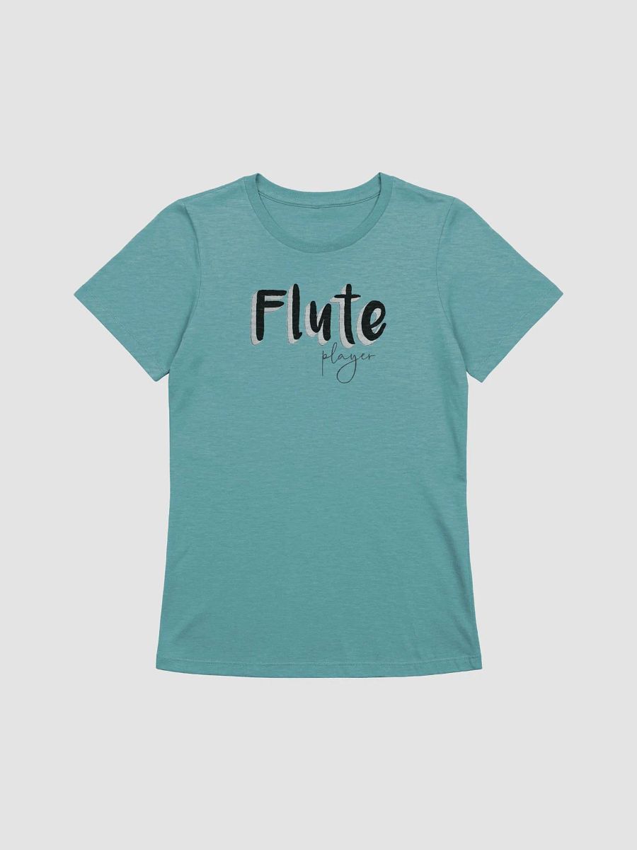 3D Flute Player Typography Tee – Women’s Fit product image (1)