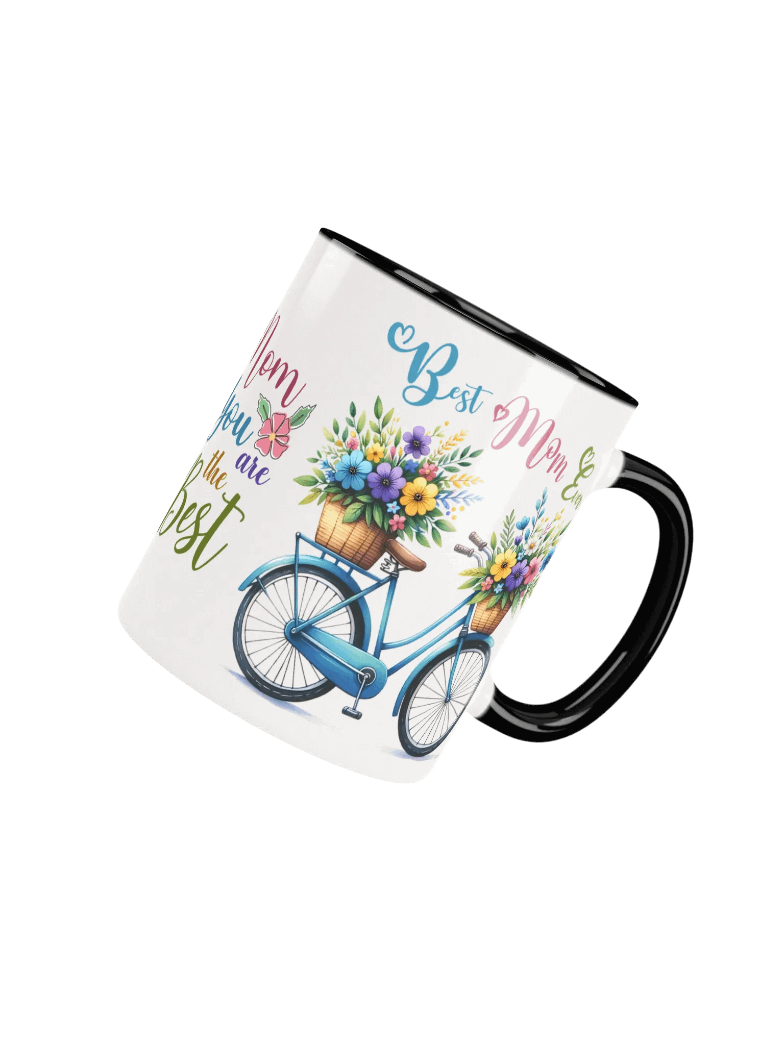 Vintage Bicycle Bliss Best Mom Ever Ceramic Mug product image (7)