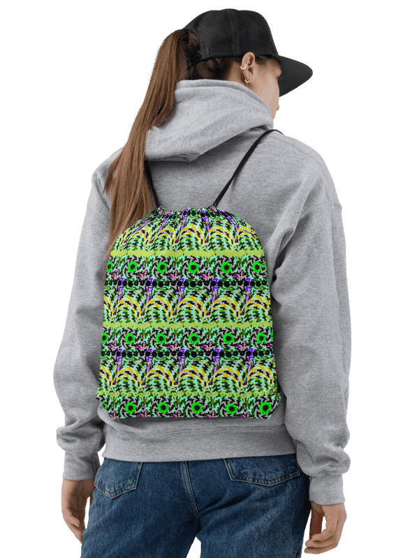 Spiral Symphony All-Over Drawstring Bag product image (1)