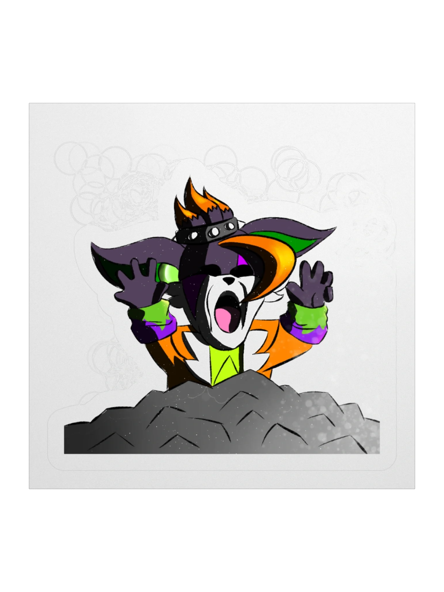 Ash Dusky Sticker product image (1)