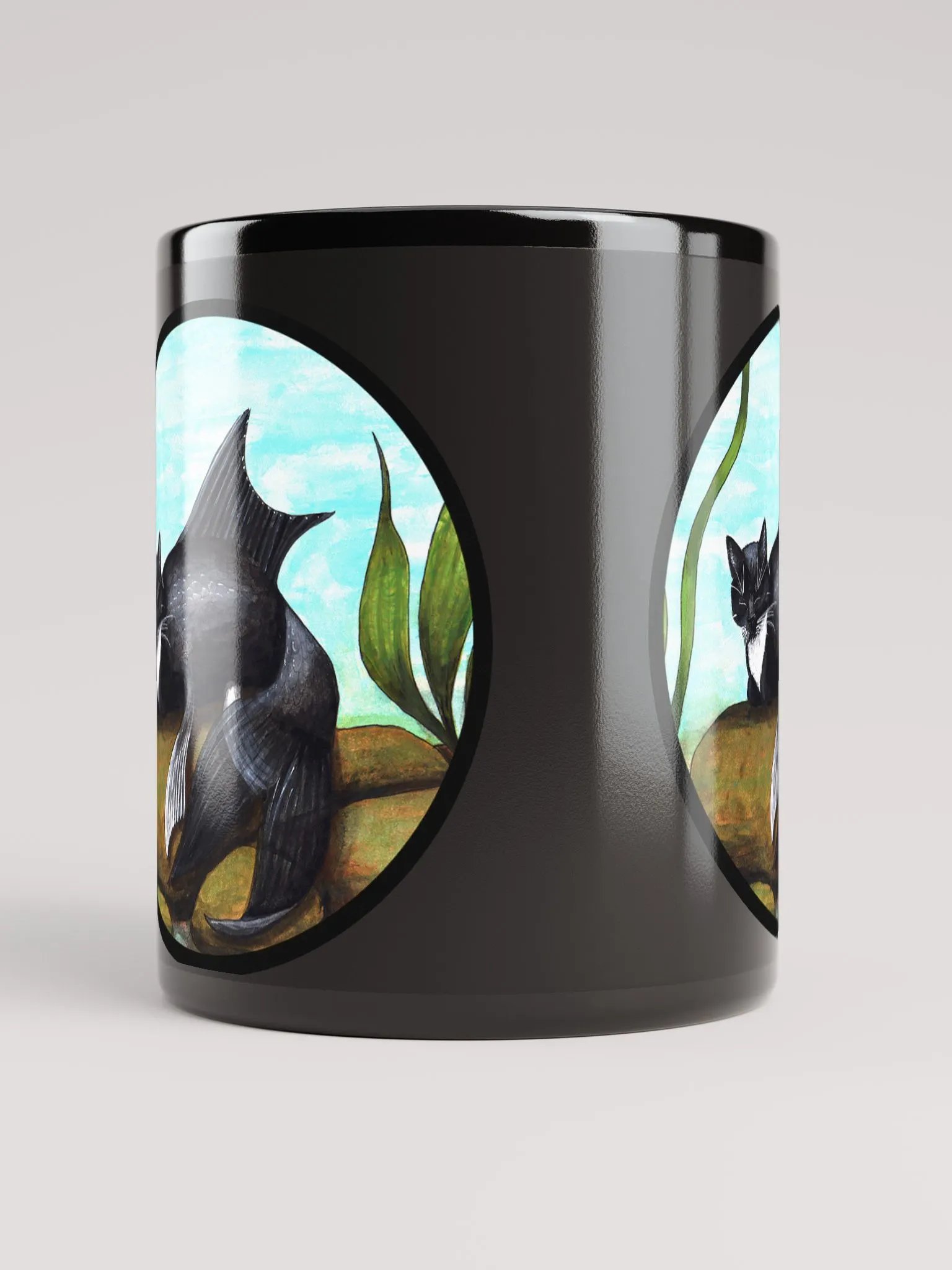 Mermeow Tuxedo Mug product image (9)