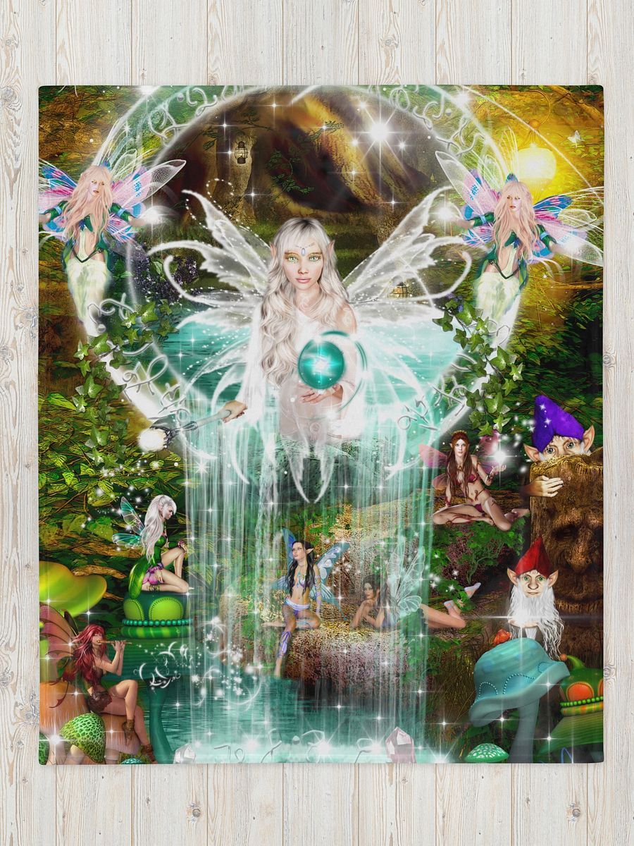Magical Faerie Pools Light-Tech Fleece Blanket product image (5)