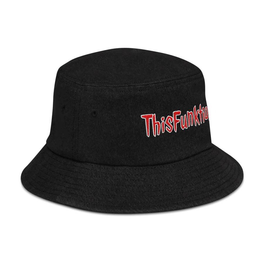 ThisFunktional Bucket Hat (red letters with white outline) product image (3)