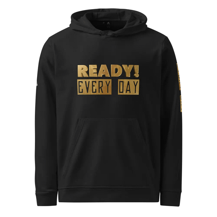 Ready! Every Day - Gold - Minimal | Fleece Hoodie | Adidas | IronSilkTigerCrane product image (1)