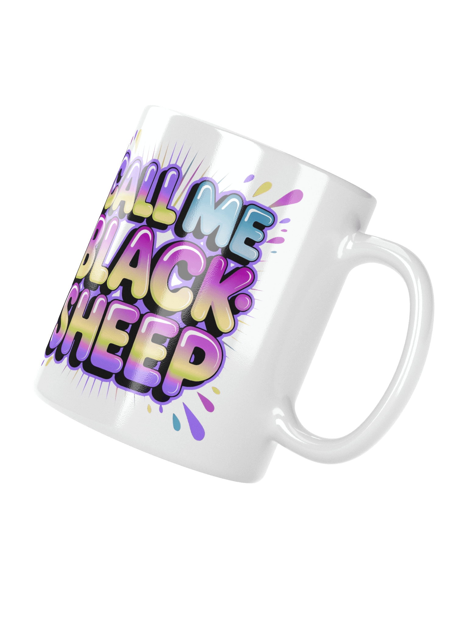 Dreamy CallMeBlackSheep White Glossy Mug product image (7)