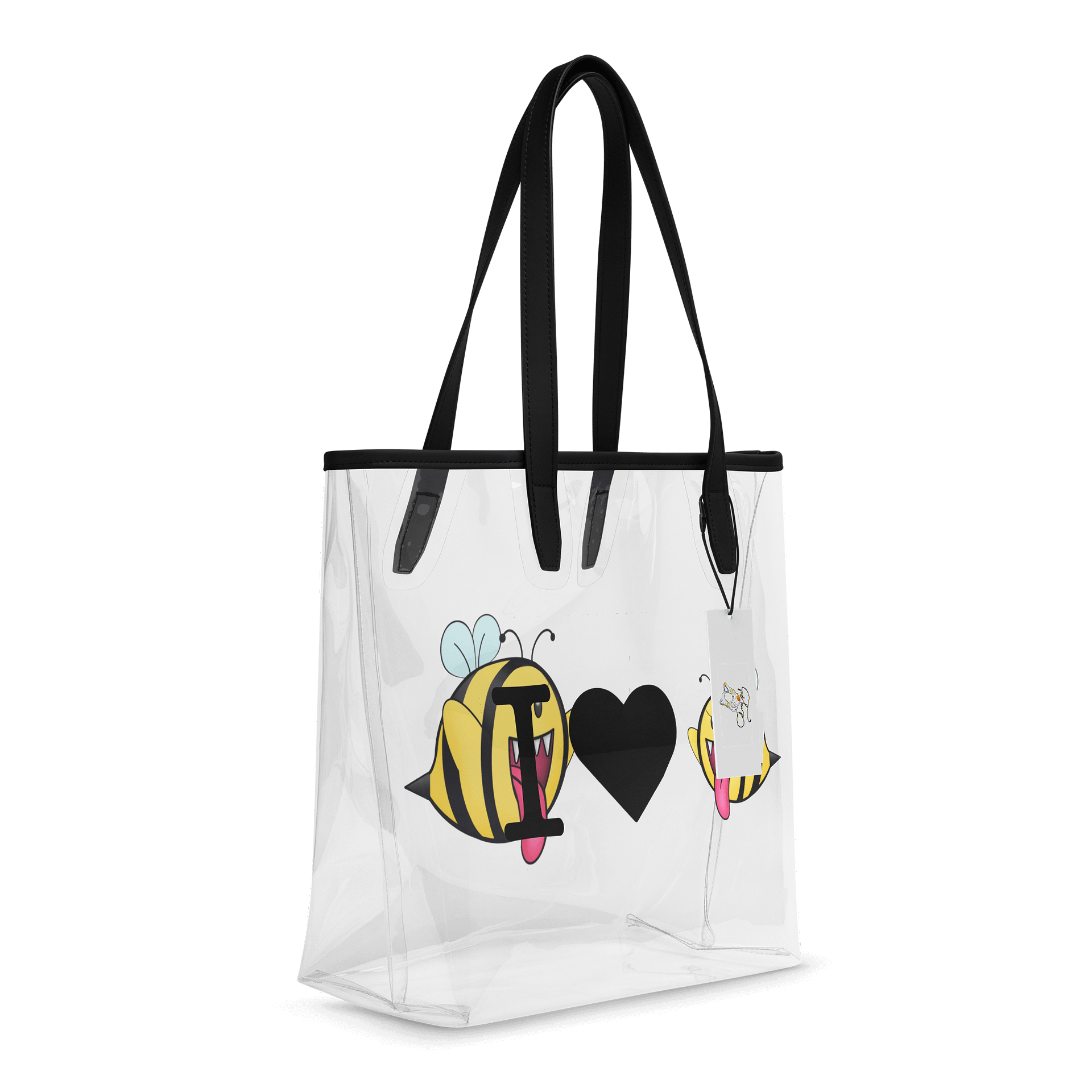 I Love Boo-Bees Clear Tote Bag product image (6)