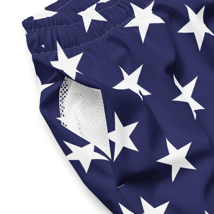 American Flag All-Over Swim Trunks product image (4)