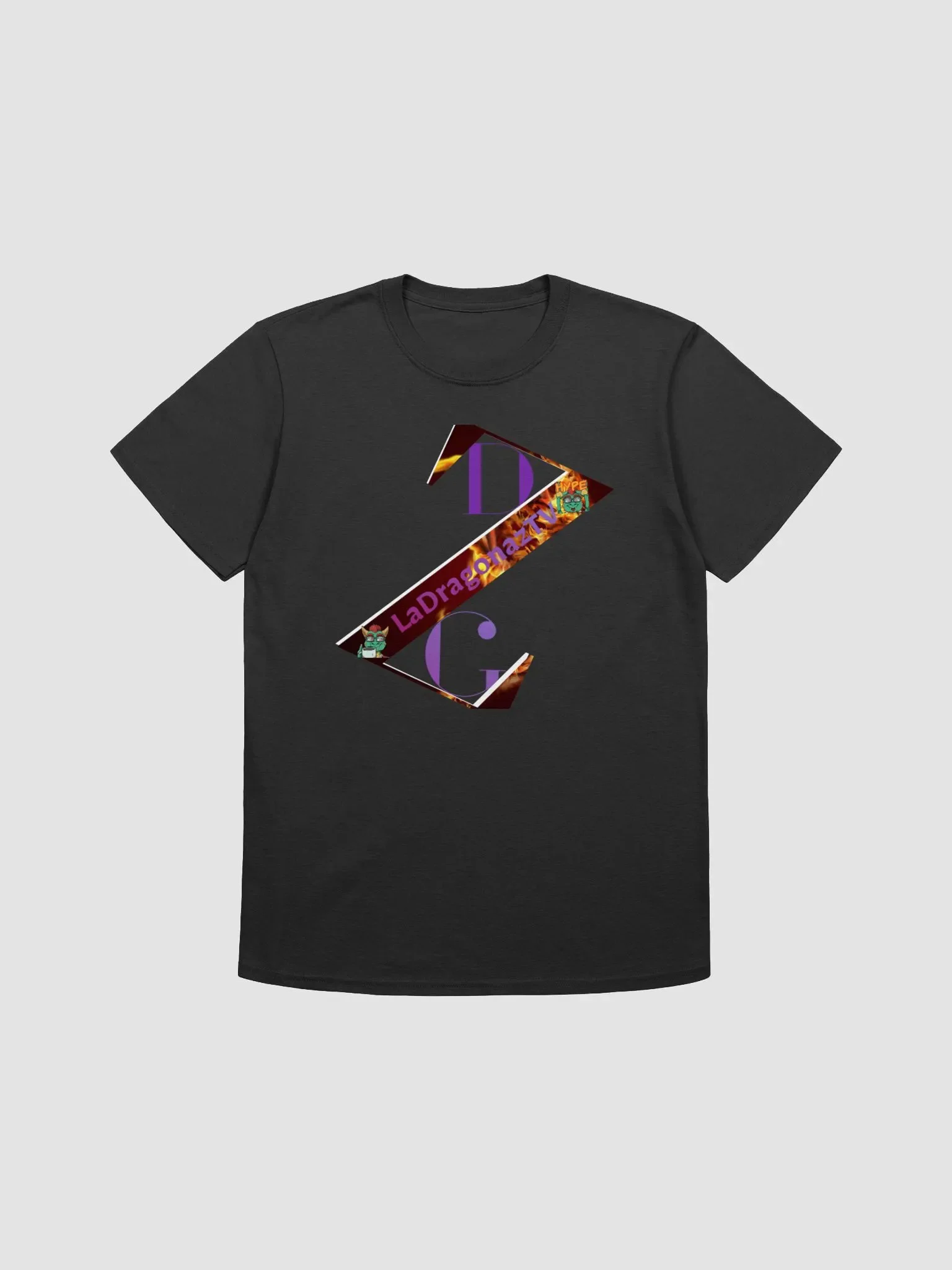 T-shirt unisexe avec l'emblème de LaDragonazTv/ Unisex T-shirt with the emblem of LaDragonazTv product image (1)