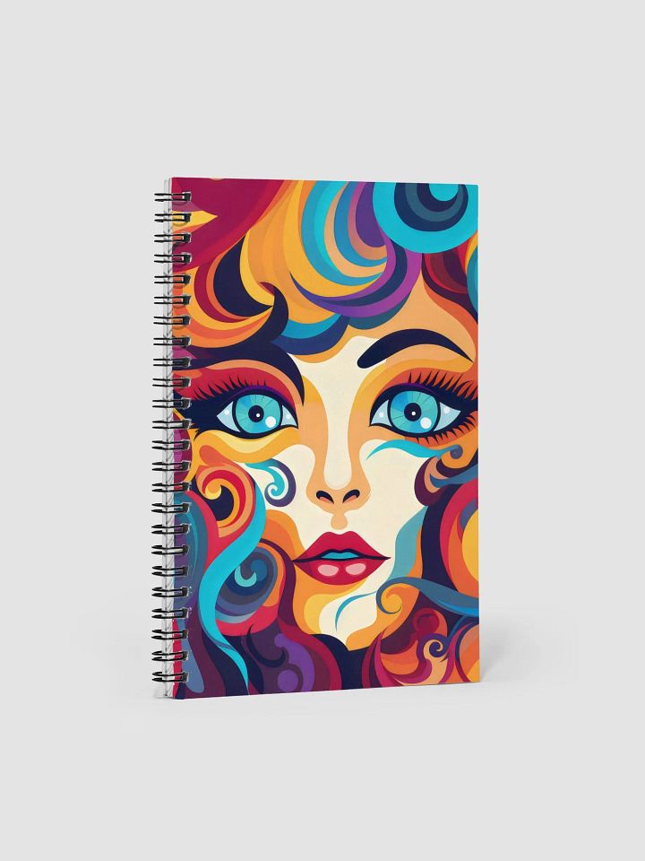 Psychedelic Beauty Spiral Notebook product image (1)