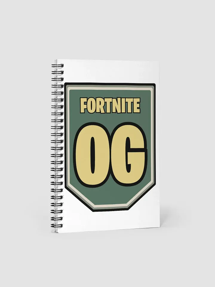 Fortnite OG Spiral Notebook product image (1)