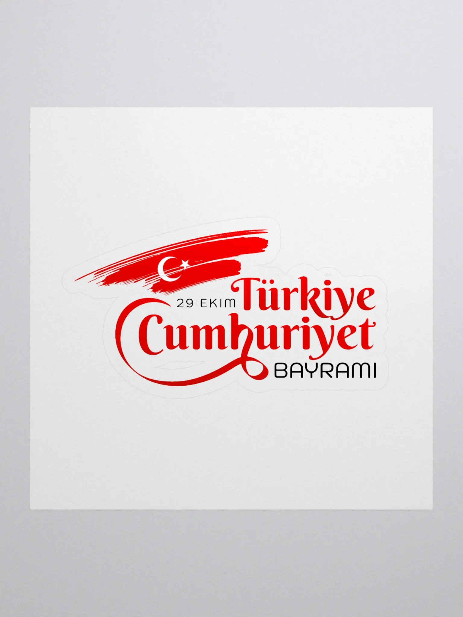 29 October Turkish Republic Day Celebration Art product image (1)