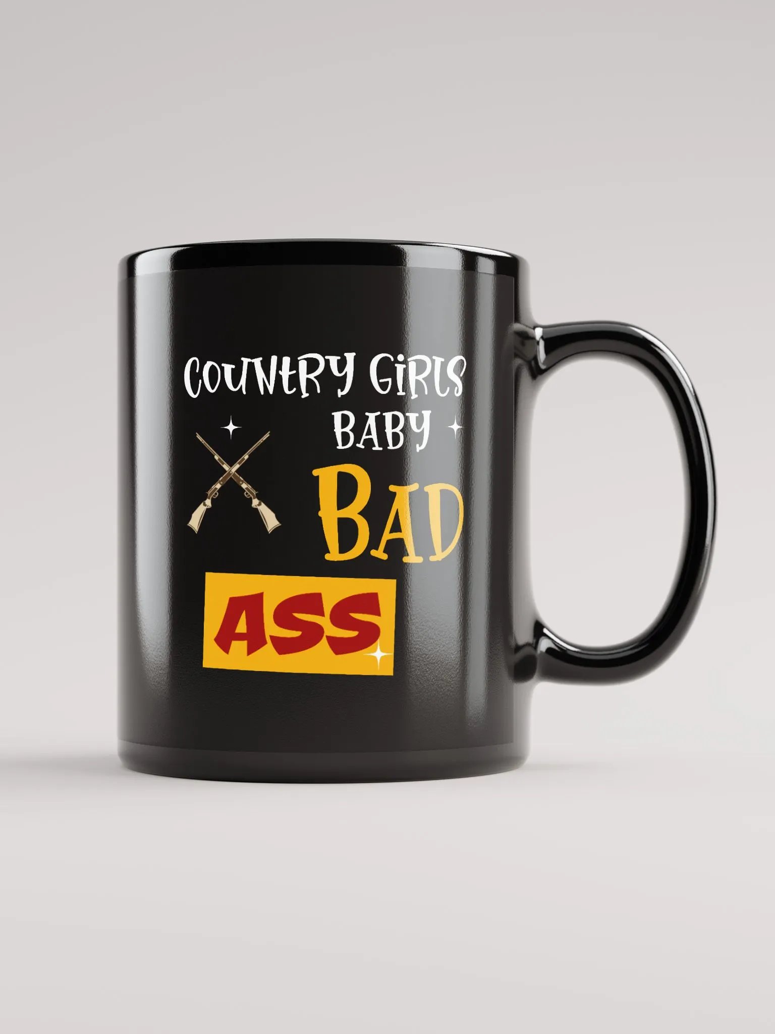 Badass Crossed Rifles Mug product image (1)