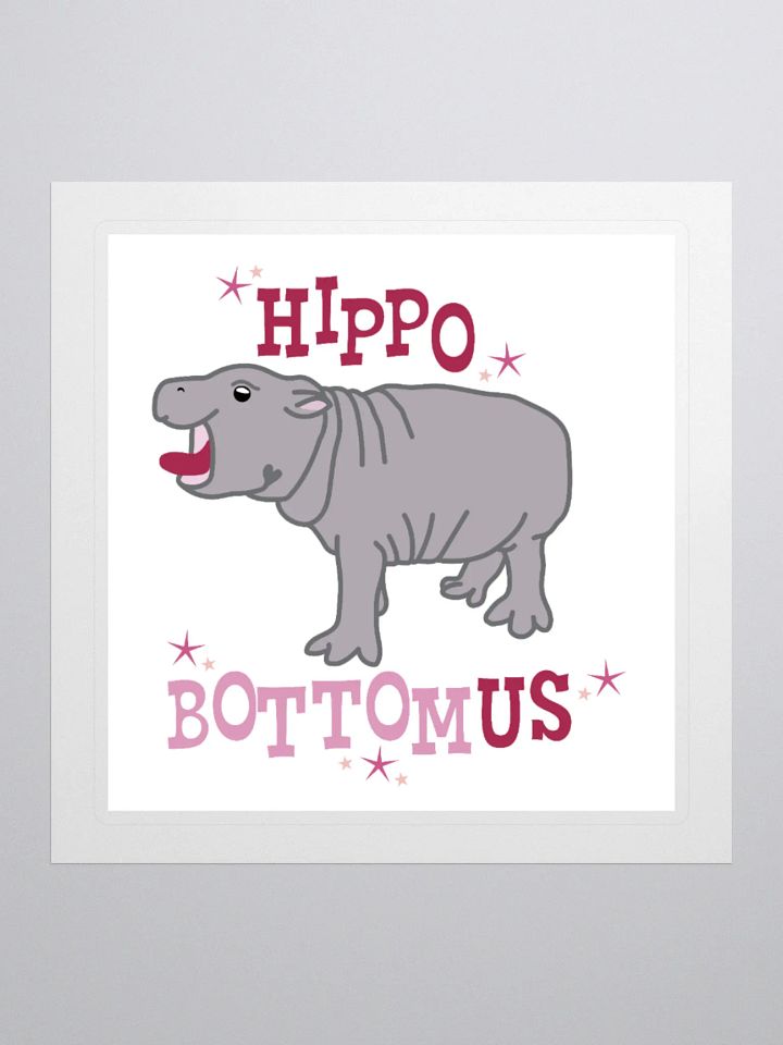 HippoBOTTOMus Sticker | Funny Gay Art product image (2)