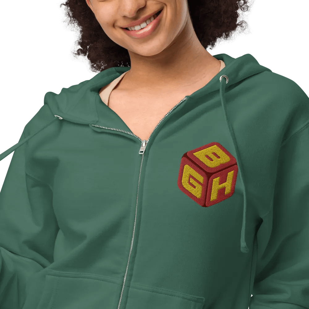 Zippered hoodie 