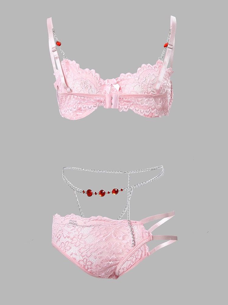 Pink panty set product image (4)