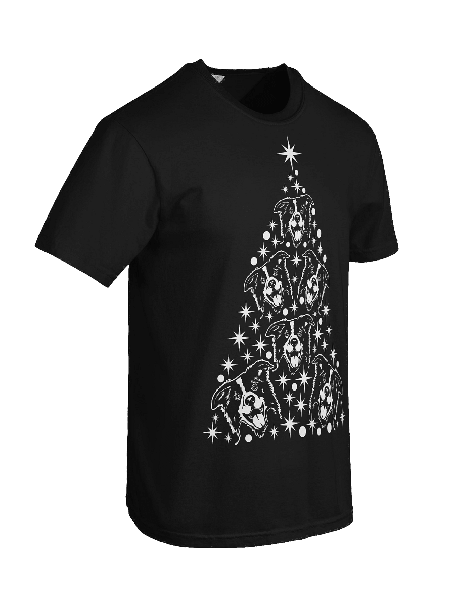 Border Collie Christmas Tree T-Shirt product image (47)