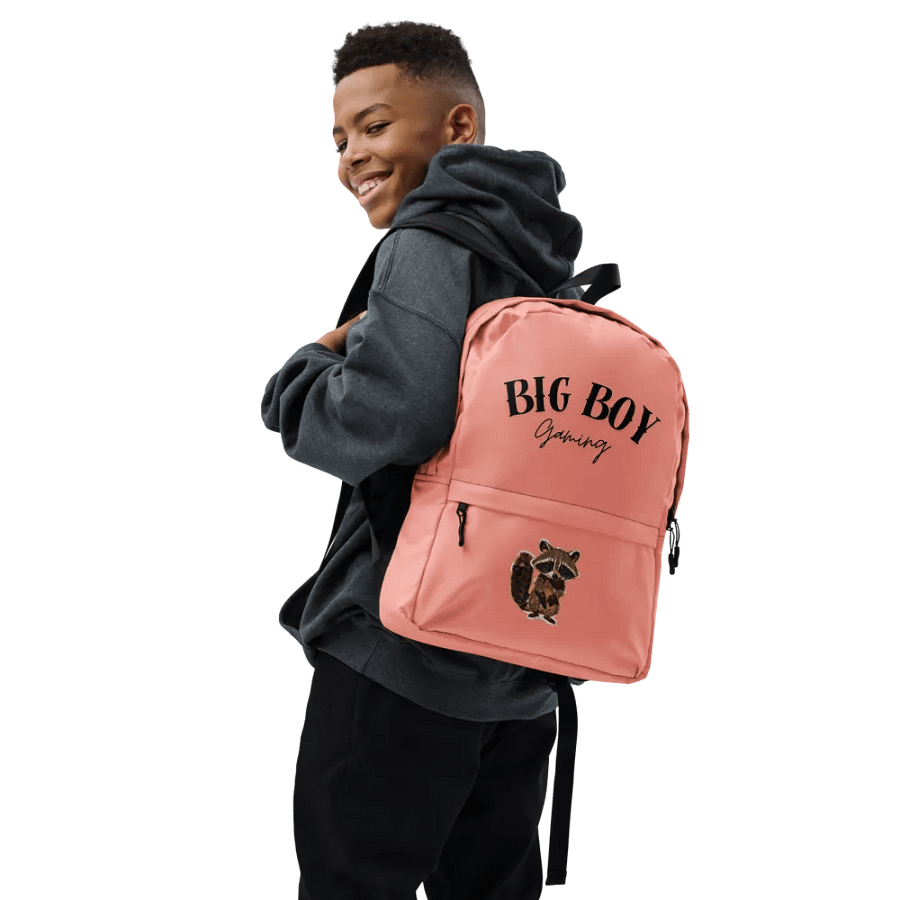 Raccoon Gaming All-Over Print Backpack product image (7)