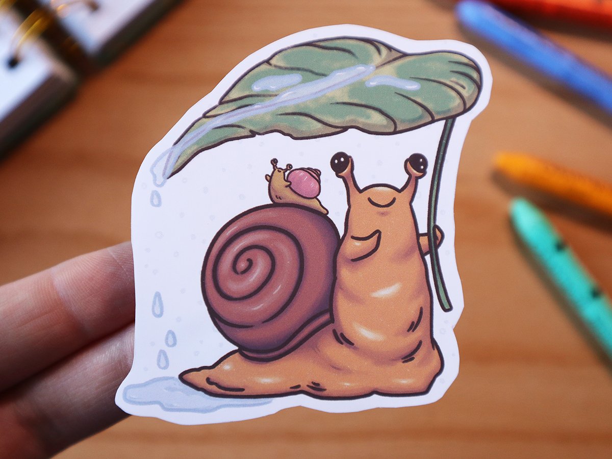 sticker : snail shelter product image (3)