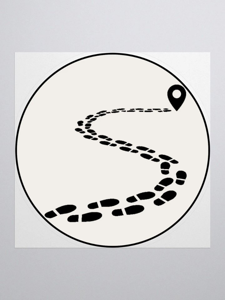 Single Step Logo Sticker product image (1)