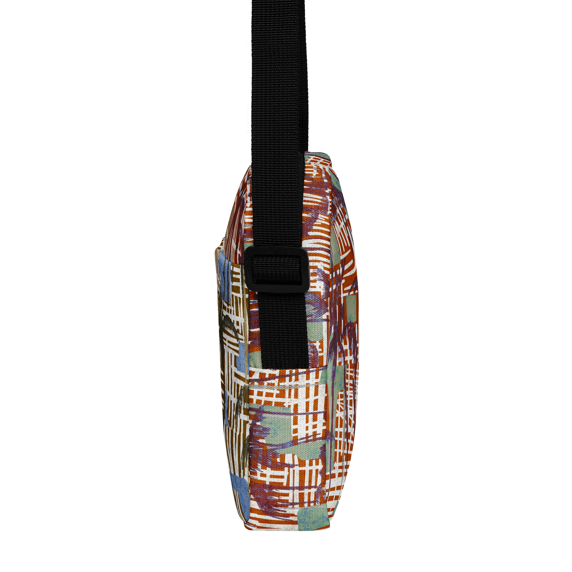 Tropical Palm Grid Crossbody Bag product image (2)