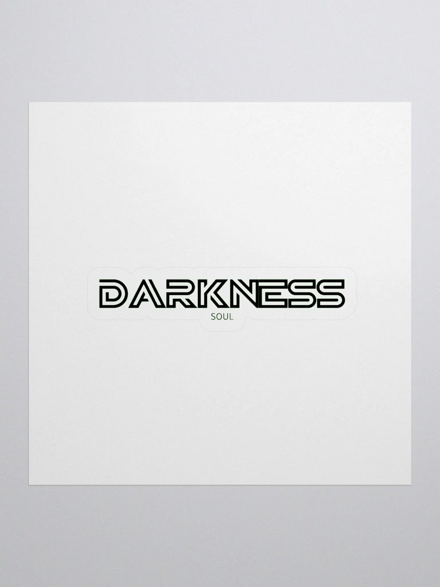 Darkness logo sticker product image (1)