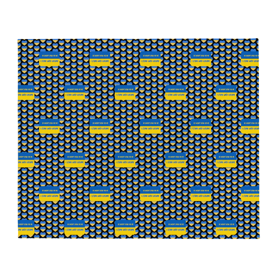 Resistors, Doesn't Speak for Me, Patterned Blanket product image (2)