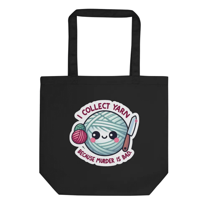 Murder-Free Yarn Lover Tote Bag product image (1)
