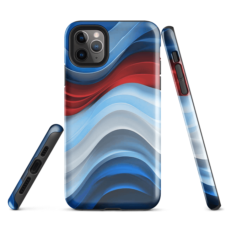 Flowing Waves iPhone® Tough Case product image (1)