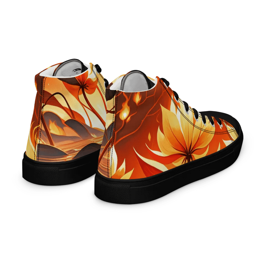 Floral Flame High Tops (Fire Element Inspired) product image (11)