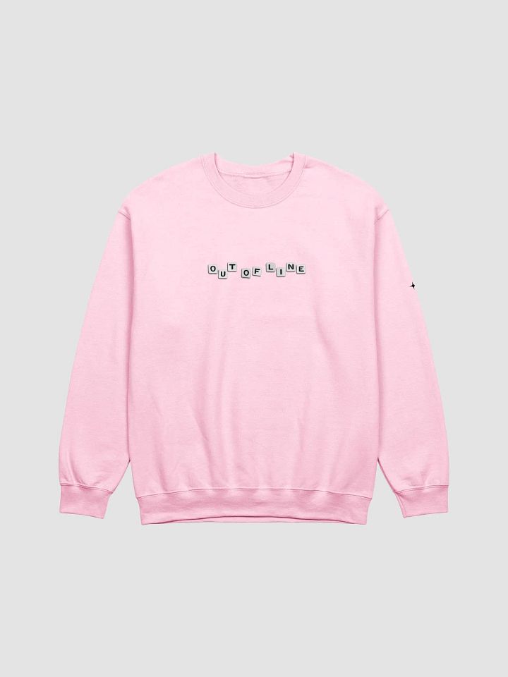 Crewneck with tattoo (pink/grey) product image (1)