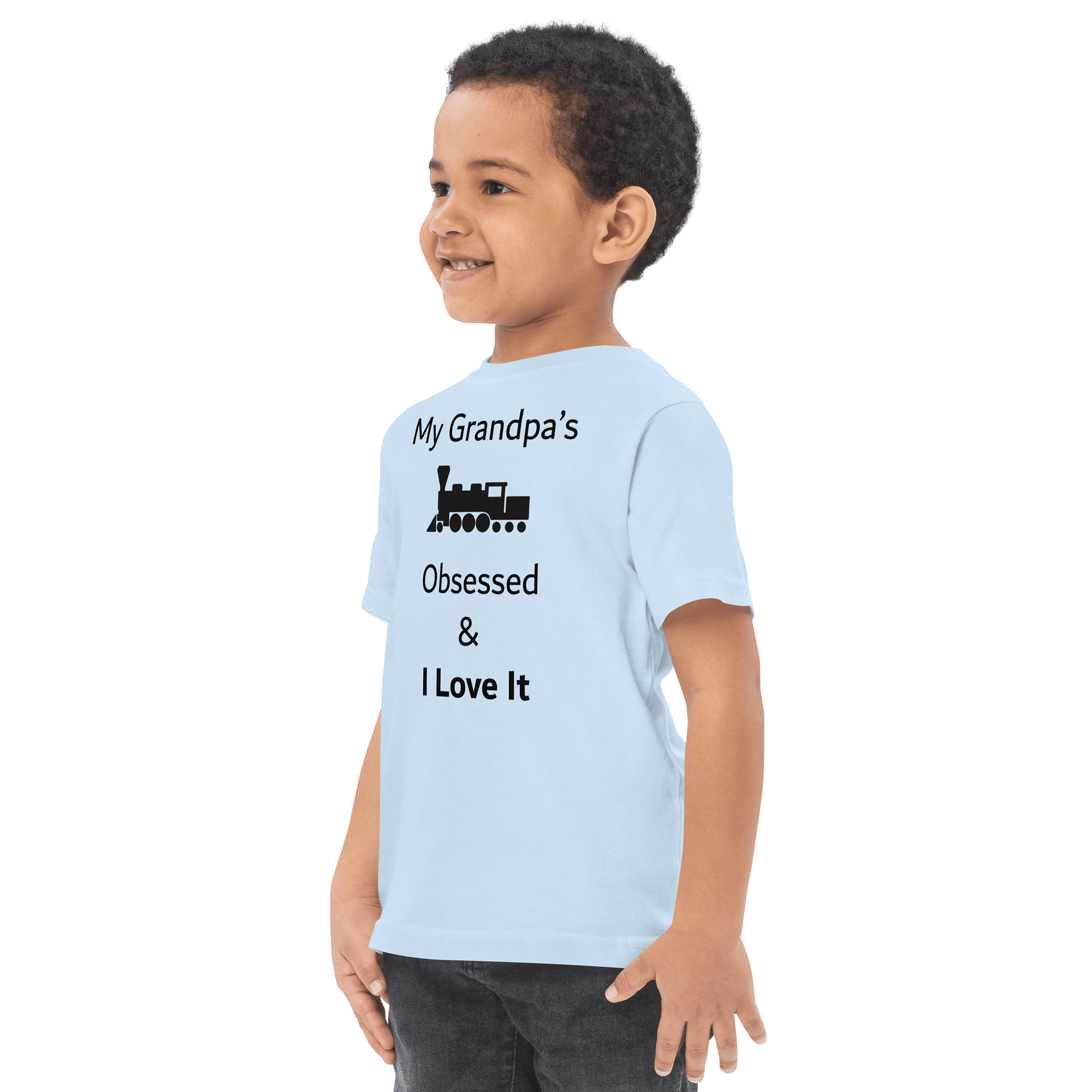 Kid’s Train Crazy Grandpa TShirt product image (10)