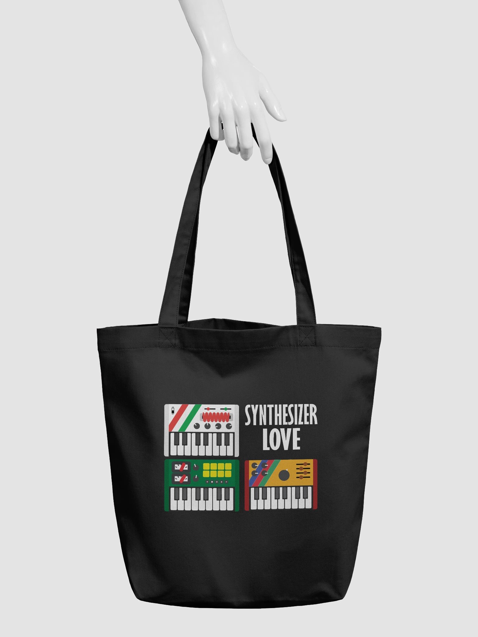 Synthesizer Love Canvas Tote Bag product image (3)
