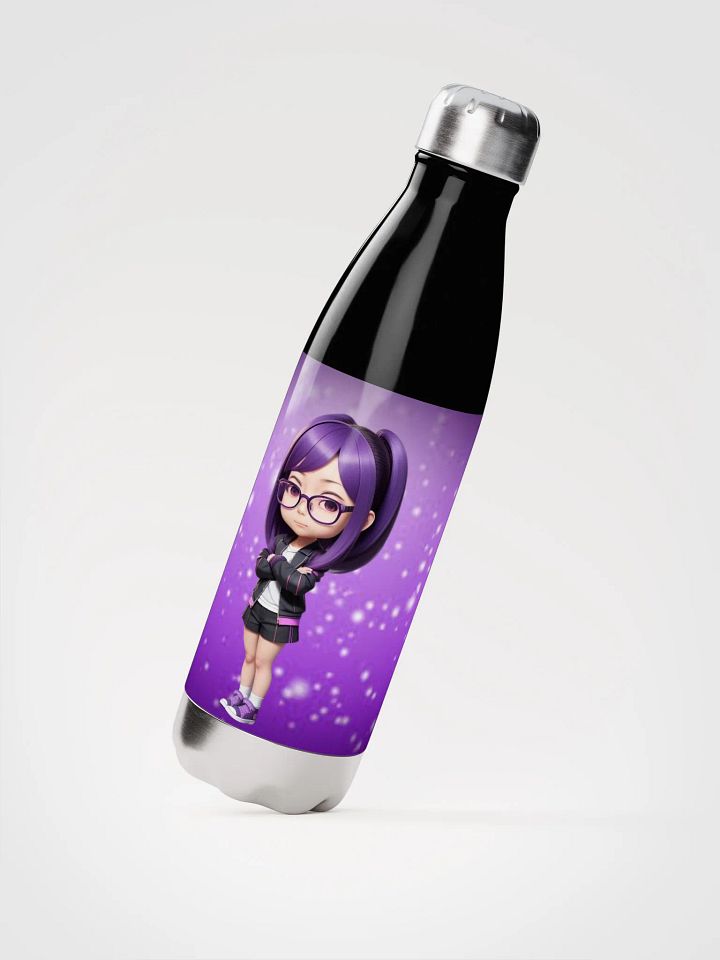 (Purple CHIBI) K Stainless Steel Water Bottle product image (2)