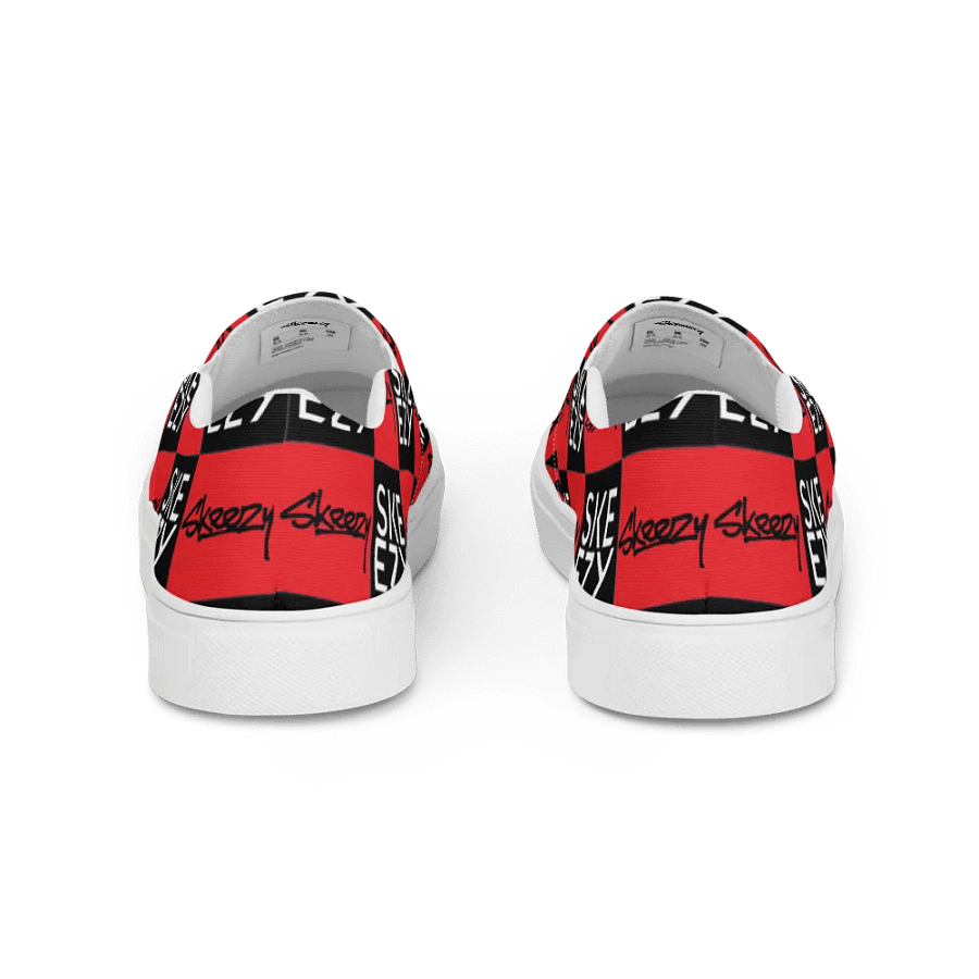 Checkered Skeezy Slip-Ons BLK/RED (Men's) product image (3)