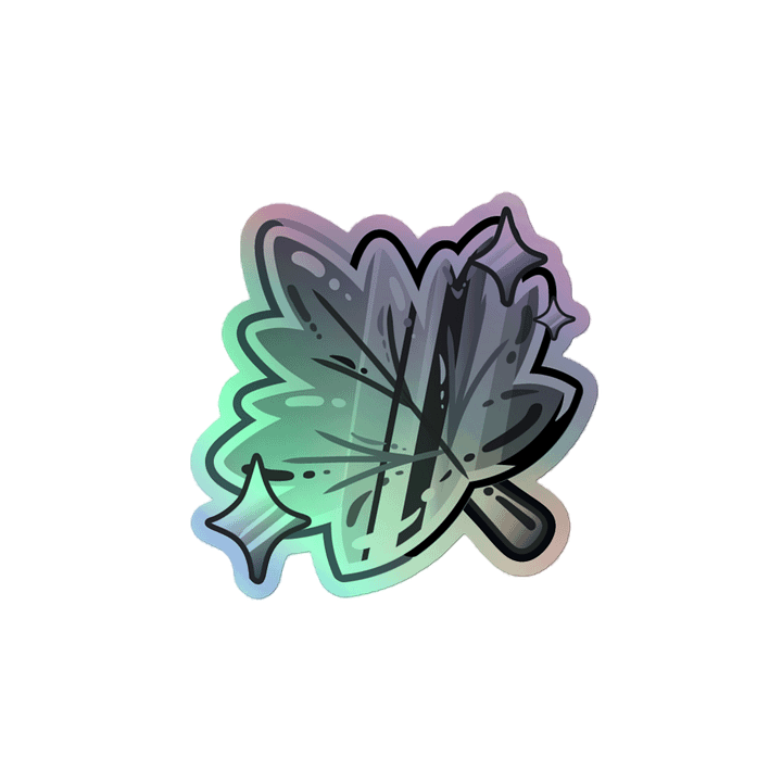 Diamond Leaf Holo Sticker product image (2)