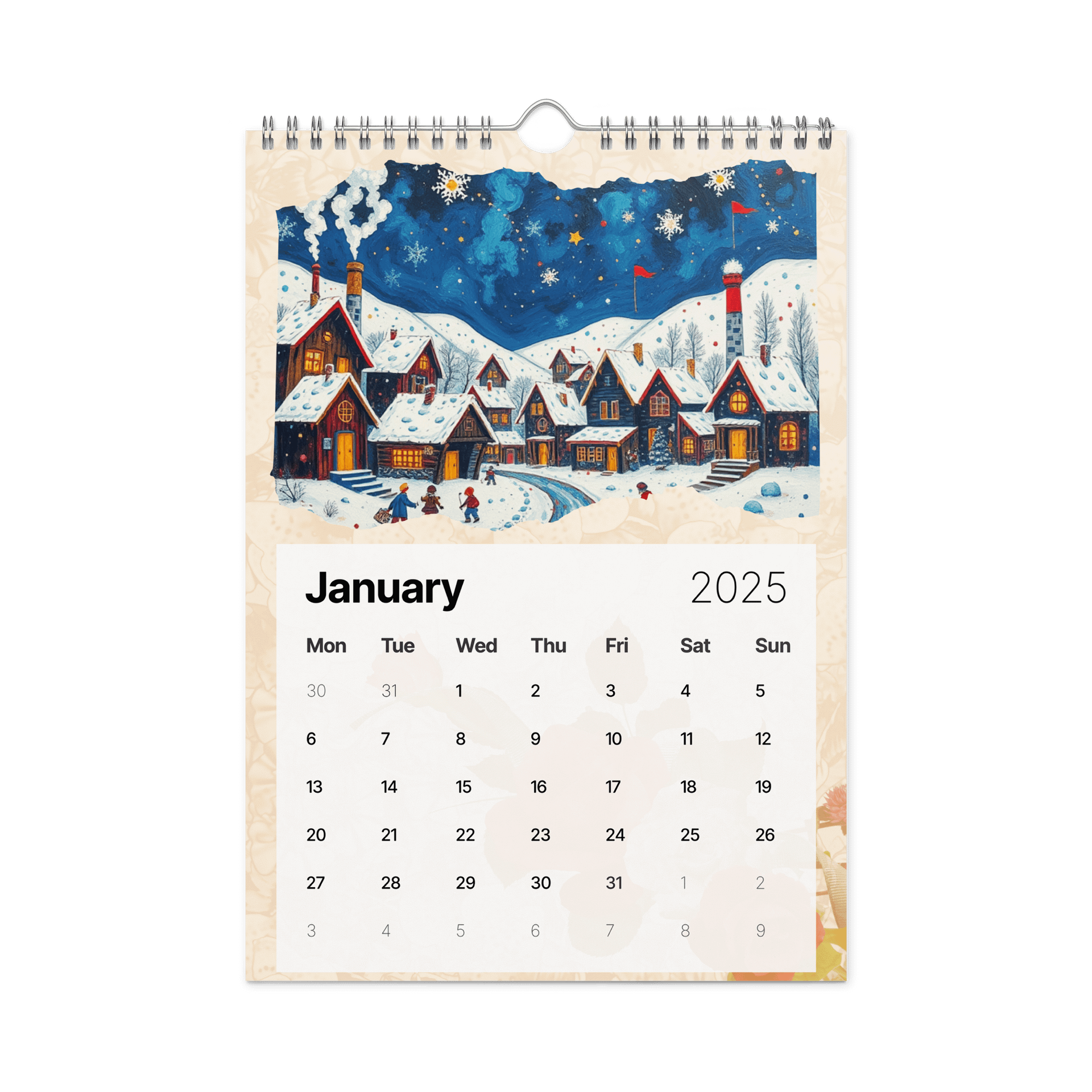 FOLK ART WALL CALENDAR 2026 product image (6)