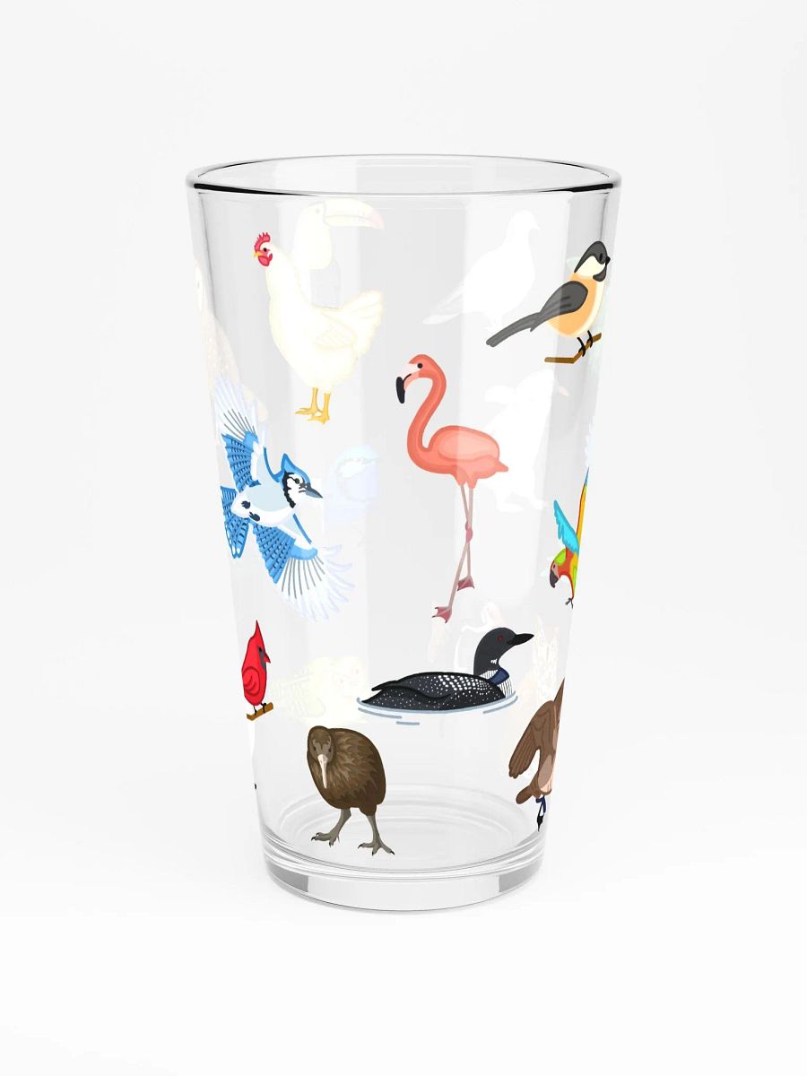 Birbs of a feather Pint Glass product image (4)