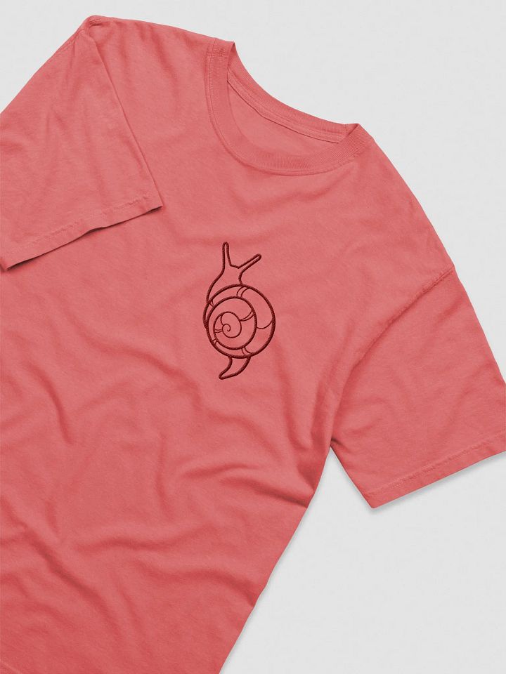 Embroidered Snail Tee - Watermelon product image (1)