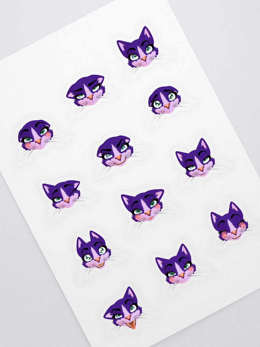 PurdieCat Facial Expression Sticker Sheet product image (1)